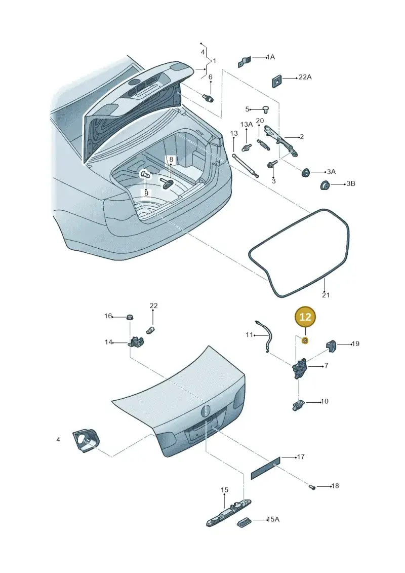 N90106302 — Volkswagen JETTA                  06> (2005-) diagram 449827200, position 12