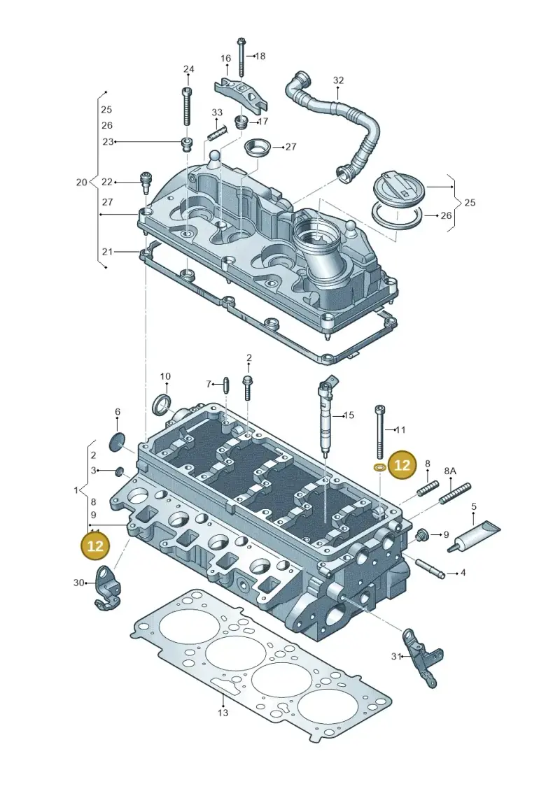 N90115701 — Volkswagen Caravelle (2015-2019) diagram 679103600, position 12