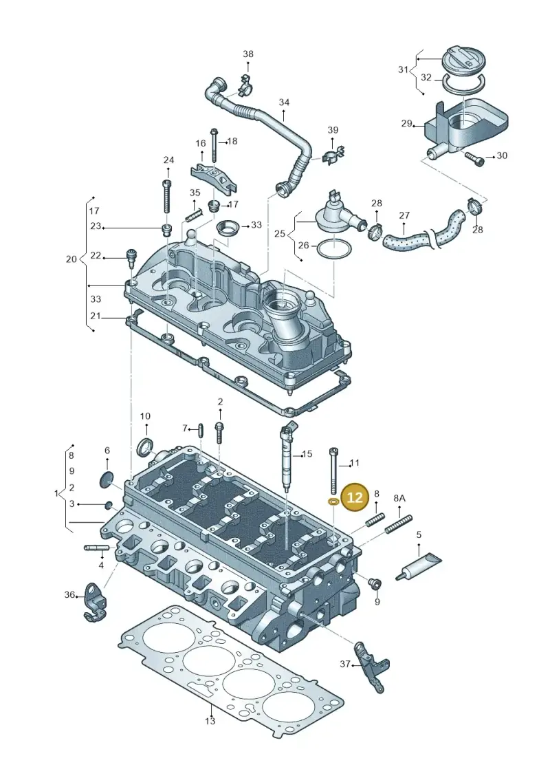 N90115701 — Volkswagen Crafter 35 panel (2011-2016) diagram 722103600, position 12