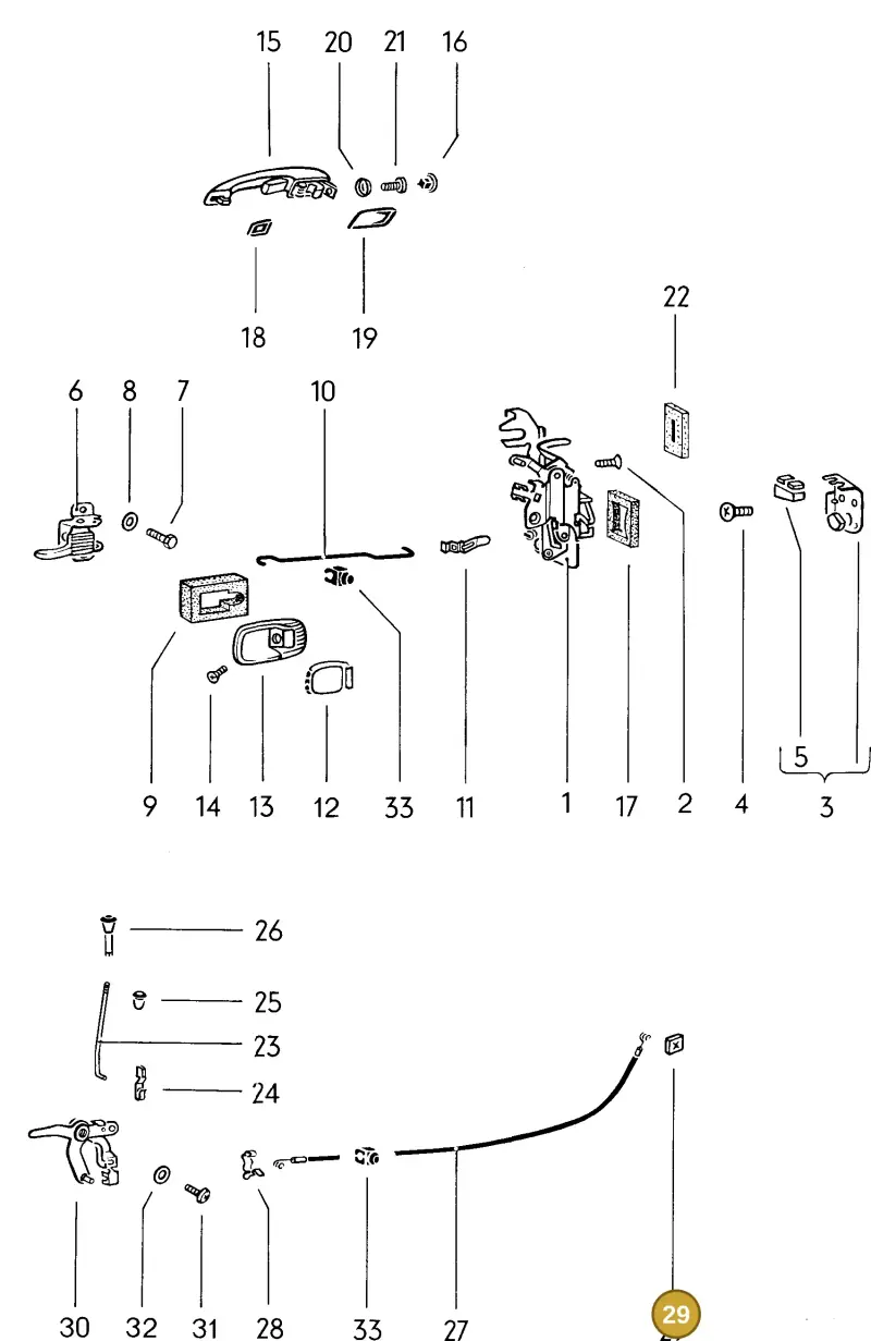 N90116202 — Volkswagen Type 4 (1968-1974) diagram 034077000, position 29