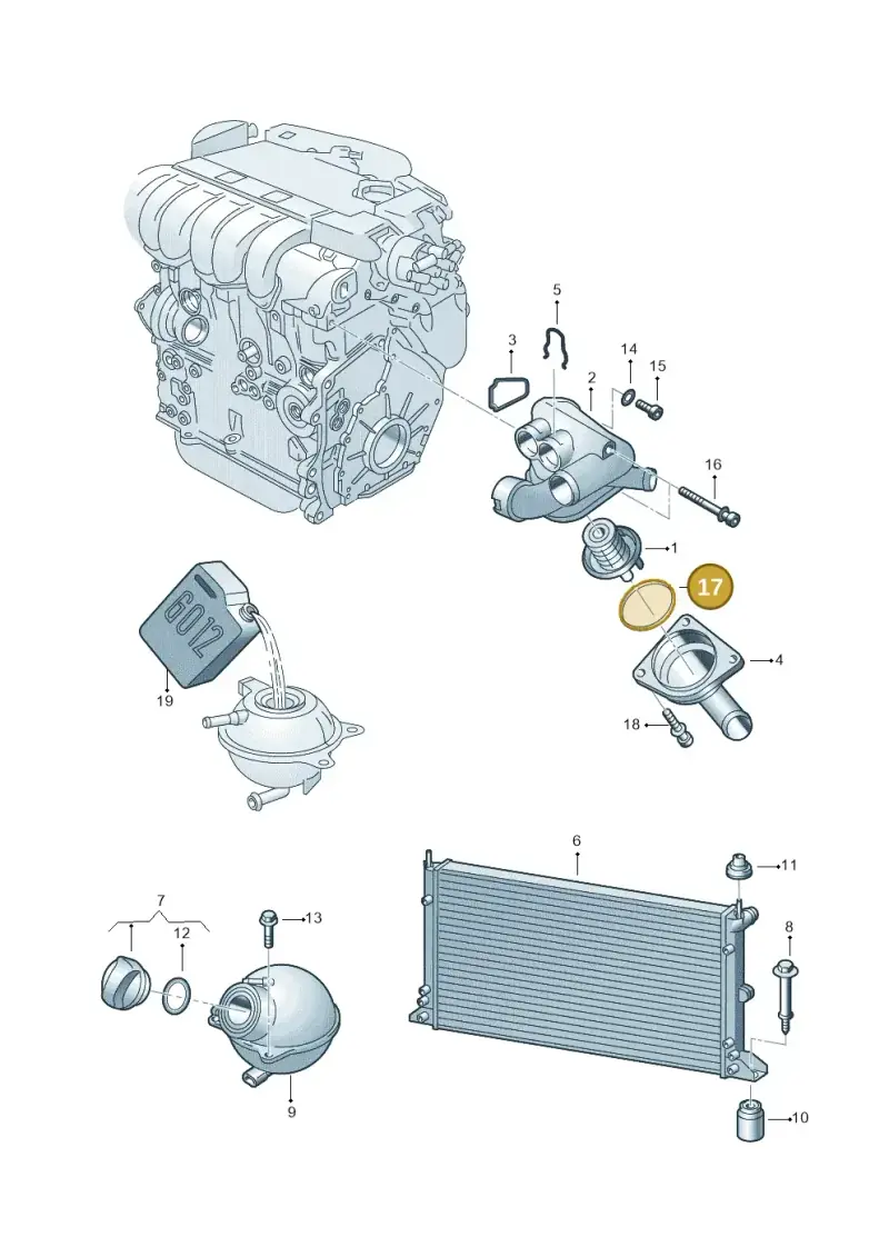 N90136802 — Volkswagen Sharan (2008-2010) diagram 244121500, position 17