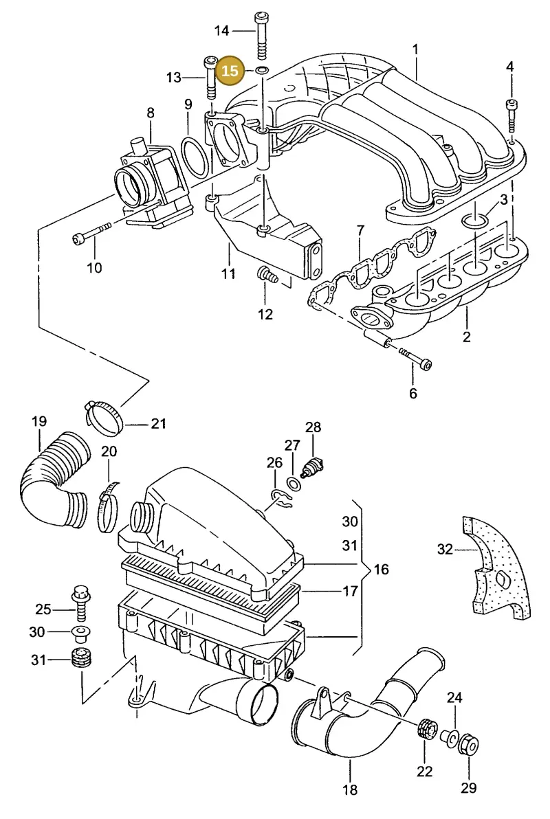 N90155703 — SEAT CORDOBA/VARIO (1999-2002) diagram 238129260, position 15