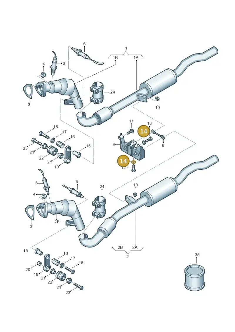 N90179103 — Audi A8/S8/qu. lang    08> (2007-) diagram 291253520, position 14