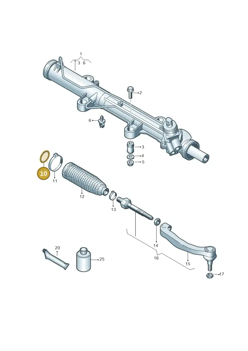 N90180902 — Volkswagen Transp. caravelle (2008-2009) diagram 661422400, position 10
