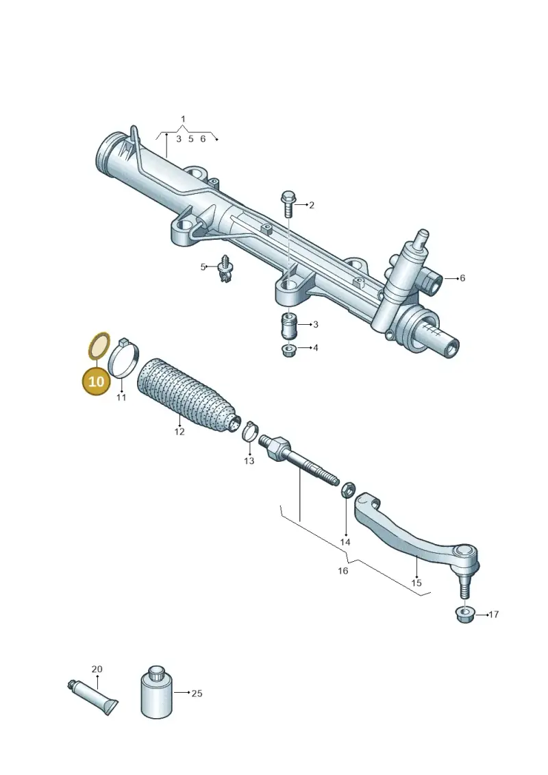 N90180902 — Volkswagen Caravelle (2015-2019) diagram 861422050, position 10