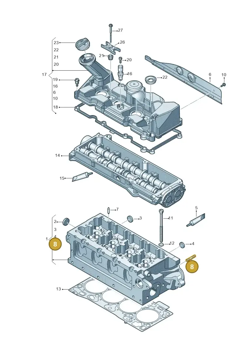 N90188902 — Volkswagen Transport. multivan (2019-2024) diagram 806103700, position 8