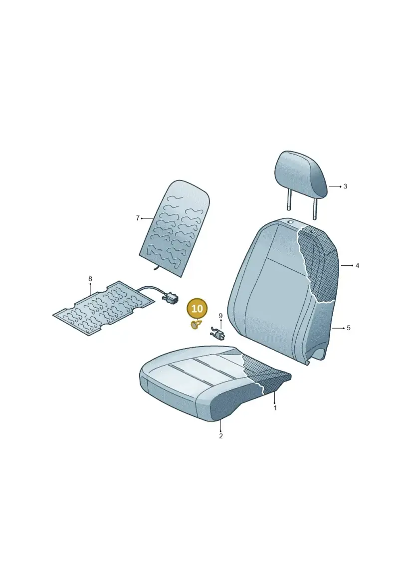 N90201601 — Volkswagen Caddy Maxi Kombi (2020-2024) diagram 813881060, position 10