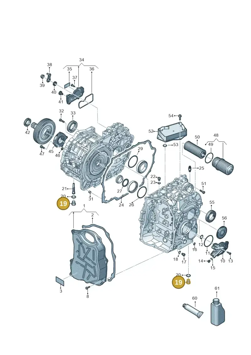 N90215404 — Volkswagen Passat estate (2023-) diagram 7t0300705, position 19