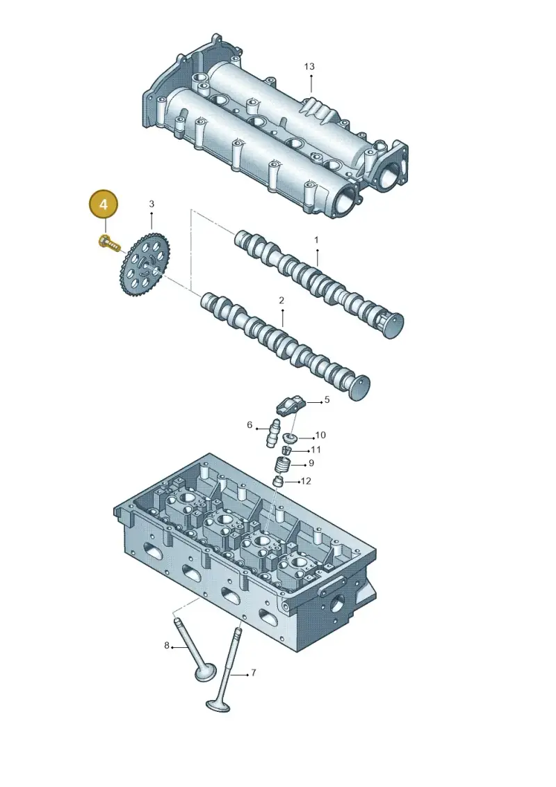 N90256202 — Volkswagen Polo (2010-2015) diagram 253109150, position 4