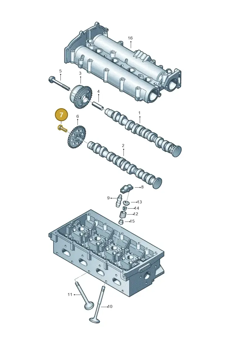 N90256202 — Volkswagen Beetle (2016-2019) diagram 409109150, position 7