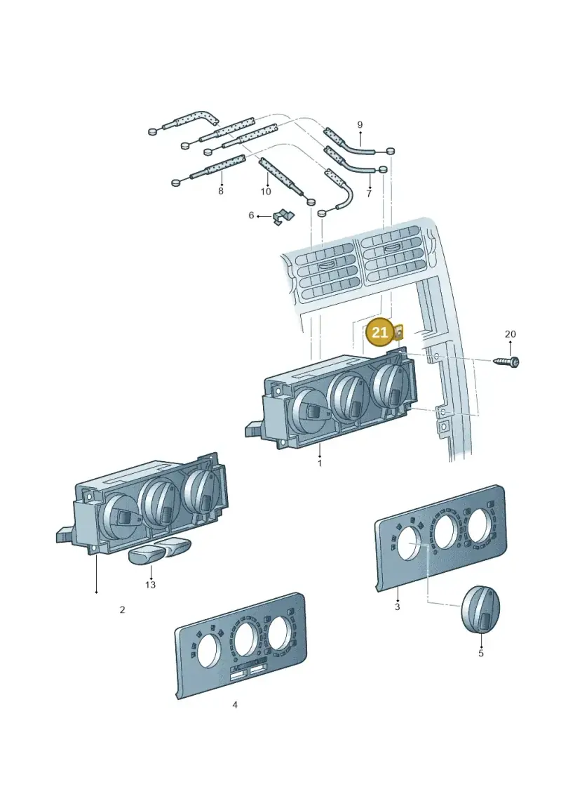 N90282501 — Volkswagen POLO CLASSIC           06> (2005-) diagram 231819400, position 21