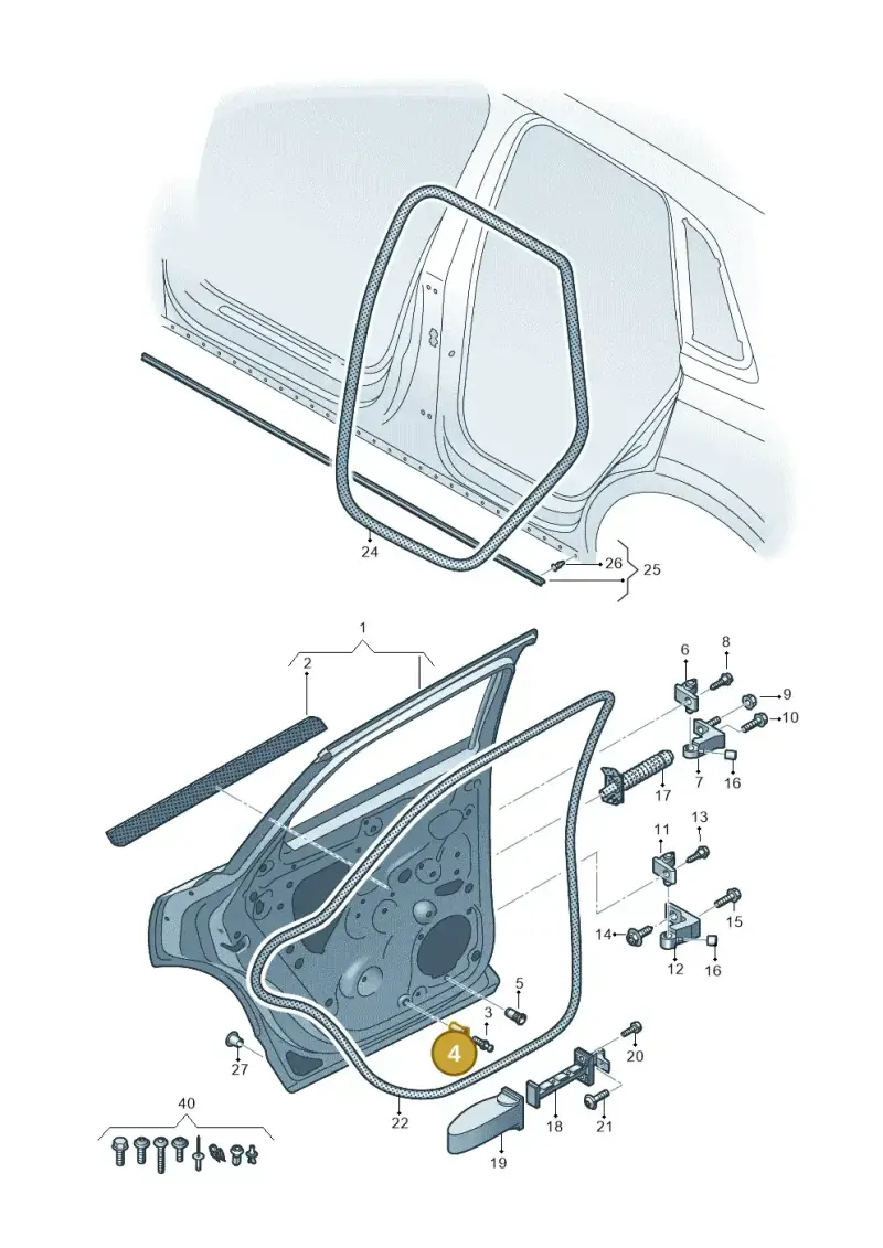N90286804 — Audi RS Q3 Sportback (2019-2024) diagram 597833010, position 4