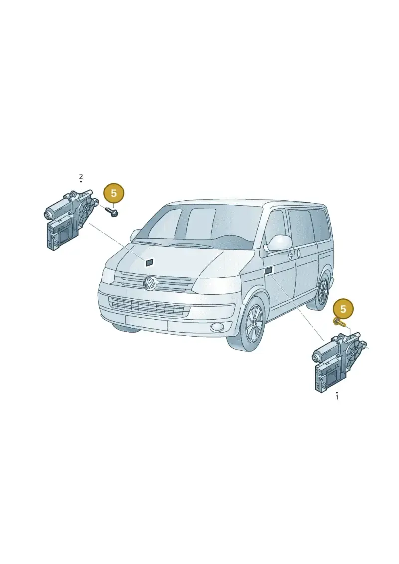 N90288502 — Volkswagen Transp. caravelle (2011-2015) diagram 731959150, position 5