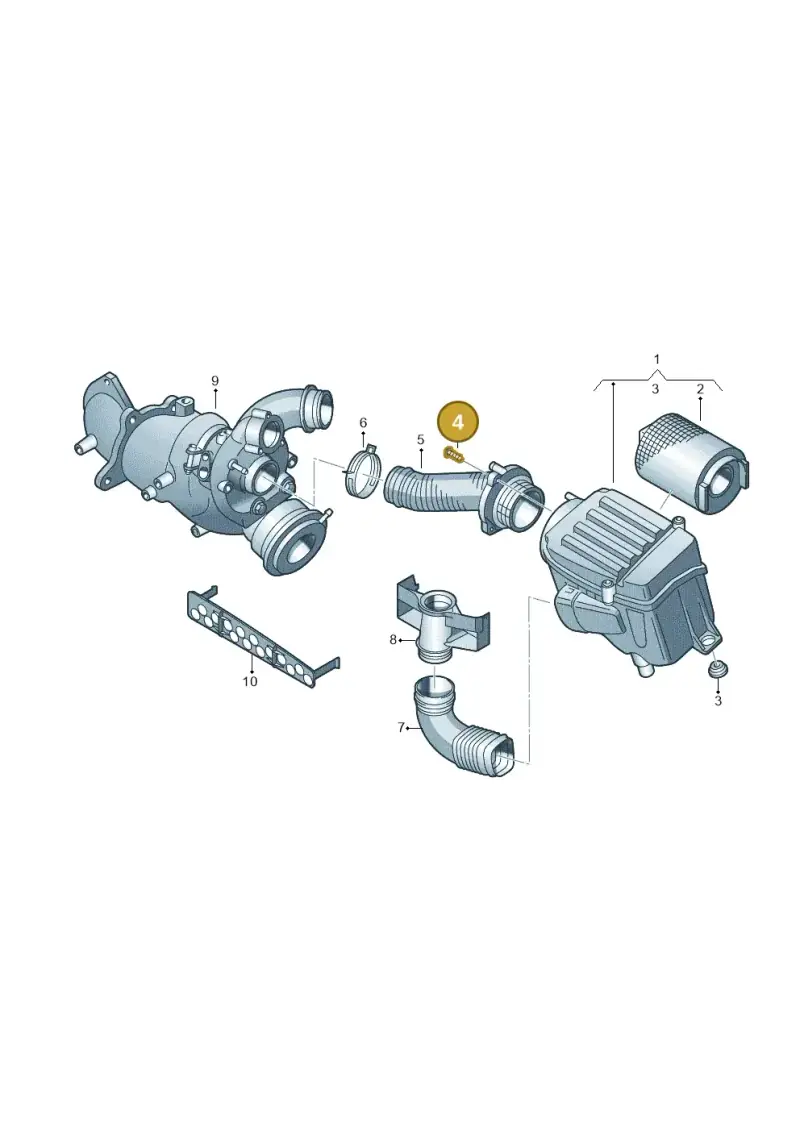 N90288606 — Volkswagen Jetta 1.6 (2014-2018) diagram 649129170, position 4