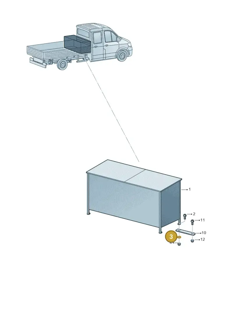 N90289003 — Volkswagen Crafter (2016-2025) diagram 807860010, position 3