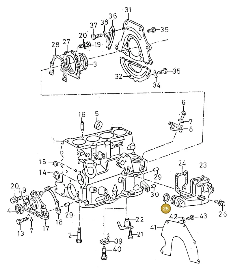 N90295401 — SEAT TOLEDO        SEAT MOD.97>99 (1996-1999) diagram 130103100, position 25