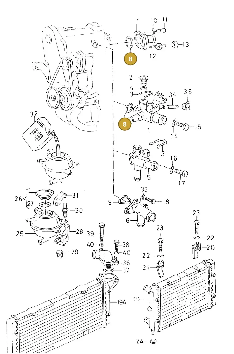 N90295401 — SEAT TOLEDO        SEAT MOD.97>99 (1996-1999) diagram 130121670, position 8