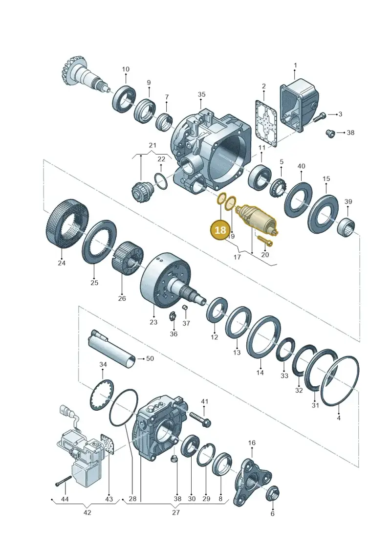 N90295401 — Skoda OCTAVIA/COMBI/4X4 (1996-2000) diagram 194525150, position 18