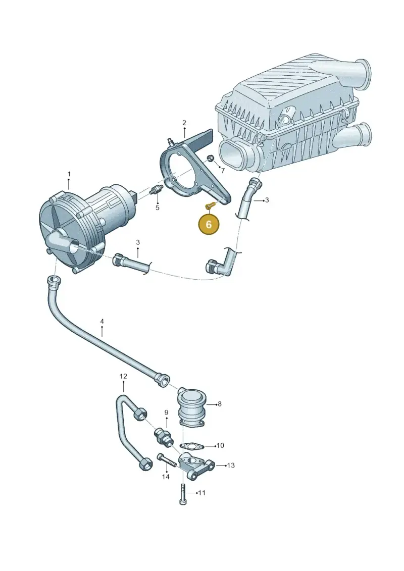 N90308607 — Volkswagen Sharan (2008-2010) diagram 244131100, position 6