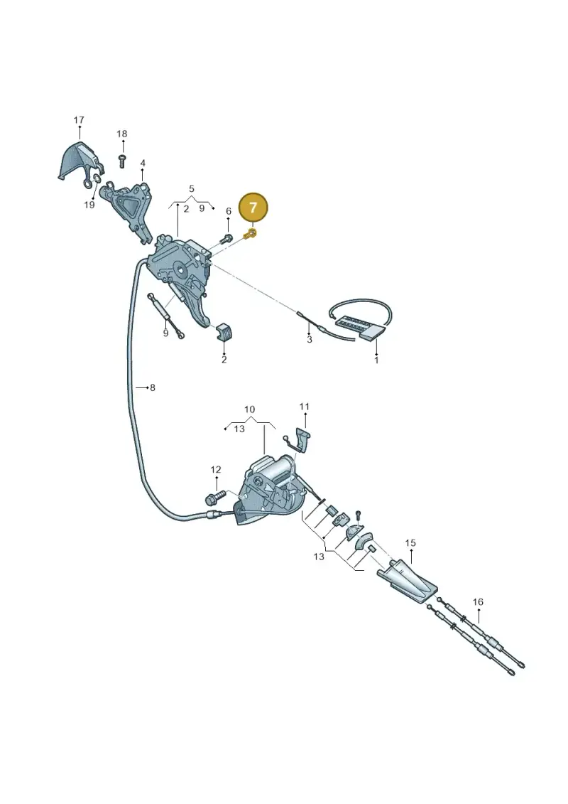 N90328504 — Volkswagen Touareg (2005-2006) diagram 274711500, position 7