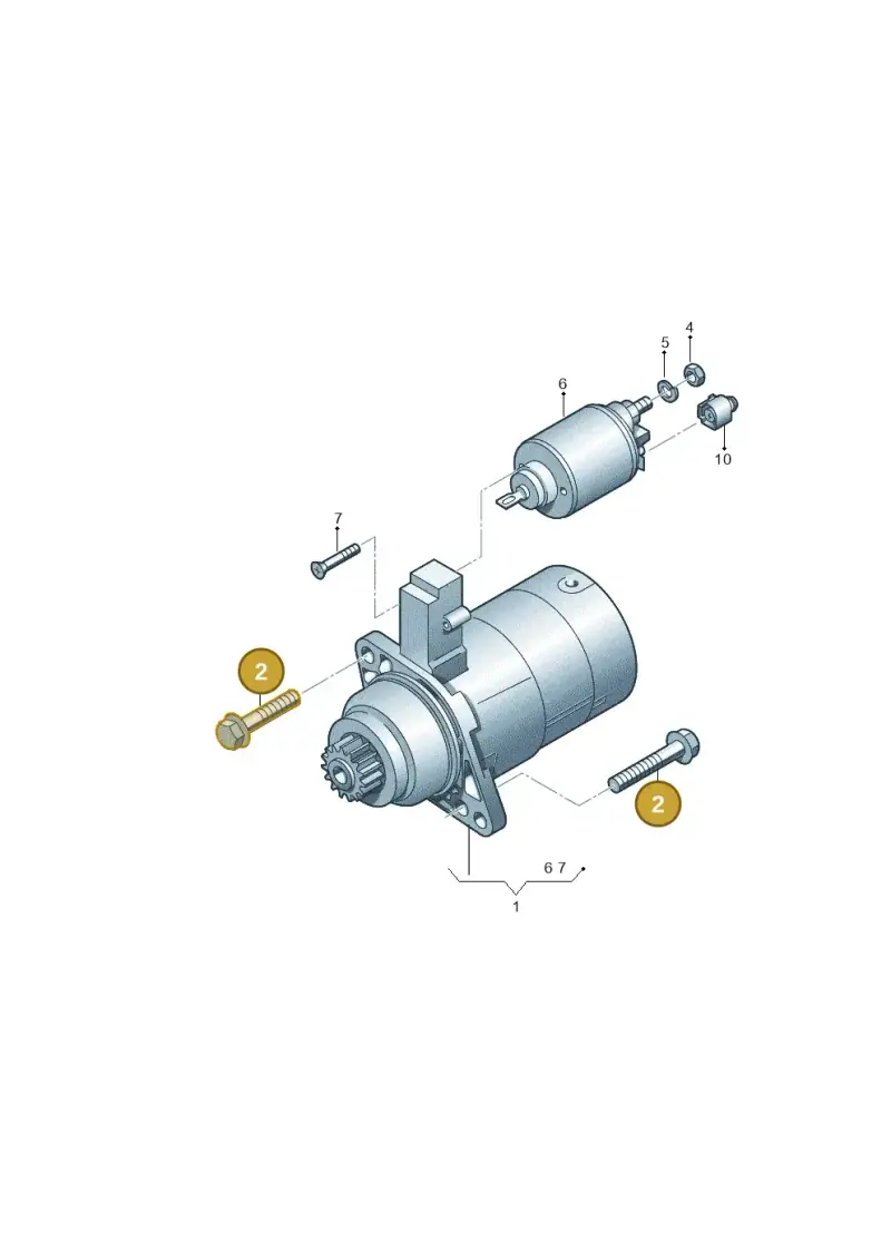 N90331605 — Volkswagen Touareg (2010-2012) diagram 679911000, position 2