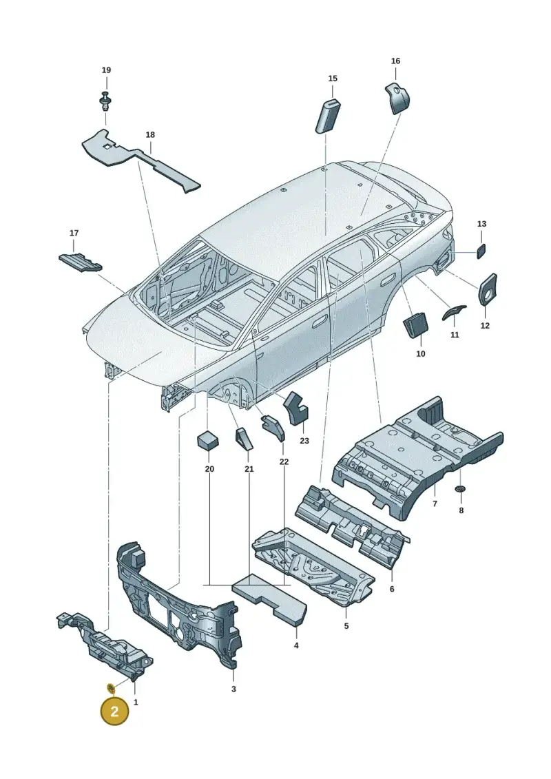 N90335004 — Volkswagen ID.7 Limousine Pro (2023-) diagram 14b863200, position 2