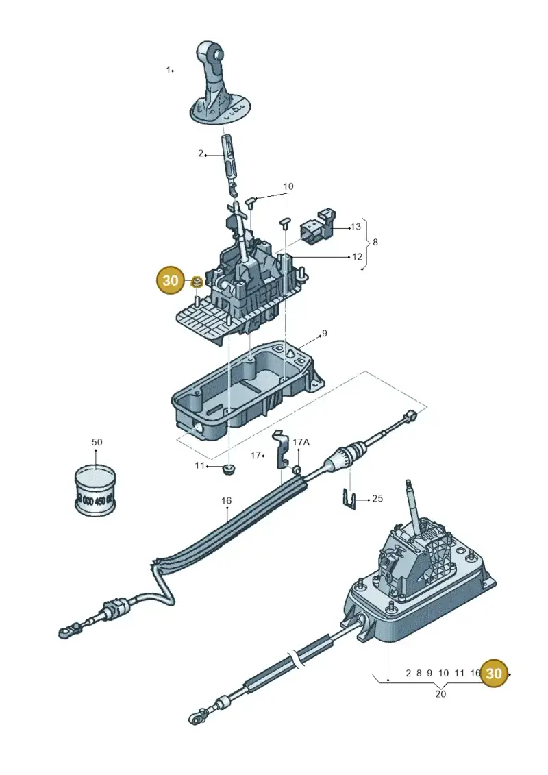 N90347103 — Skoda Roomster (2010-2015) diagram 697713100, position 30
