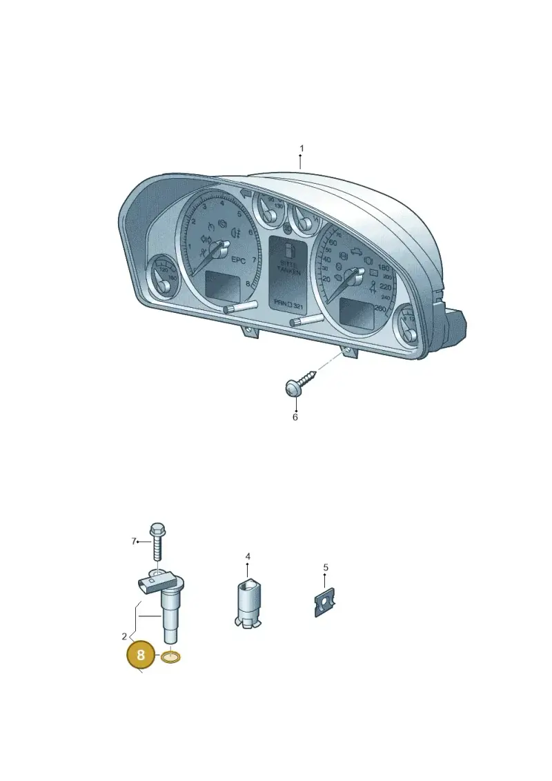 N90354101 — Volkswagen Sharan (2008-2010) diagram 245920000, position 8