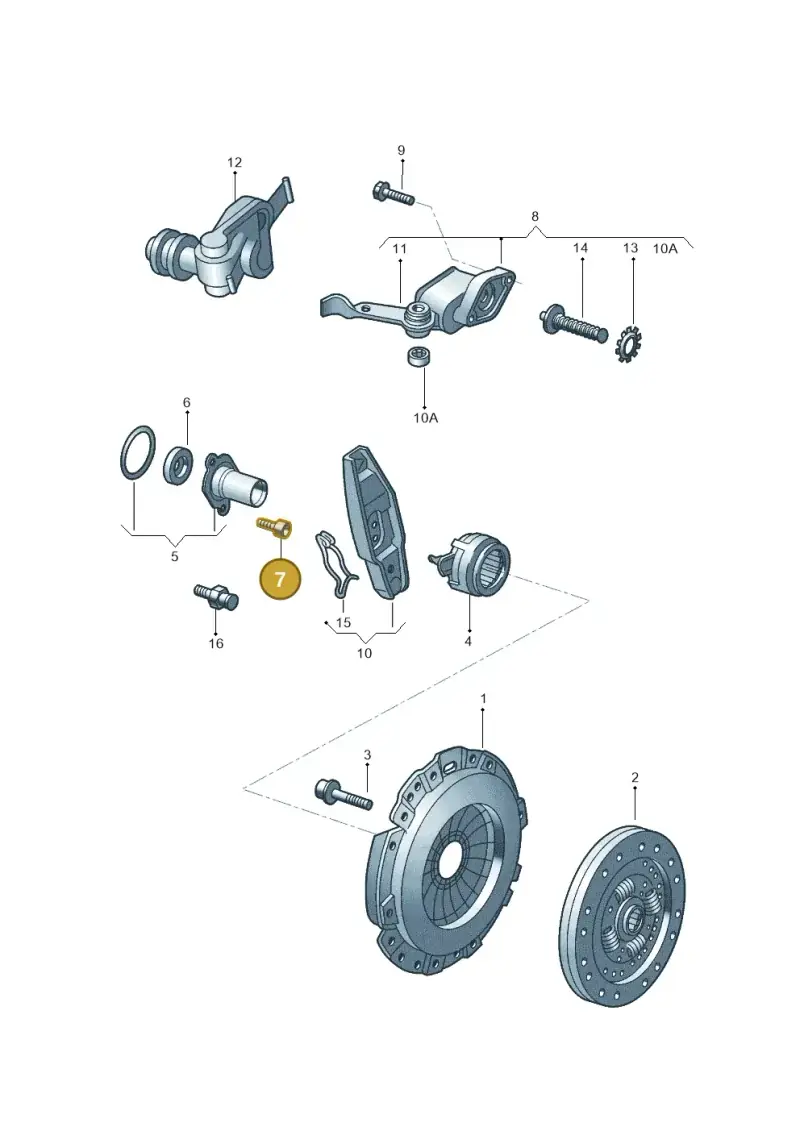N90355404 — Volkswagen Caddy combi./del.van (1998-2005) diagram 303141050, position 7