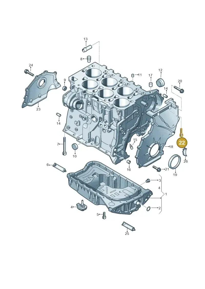 N90355905 — Volkswagen 3C0 platform diagram 737103300, position 22