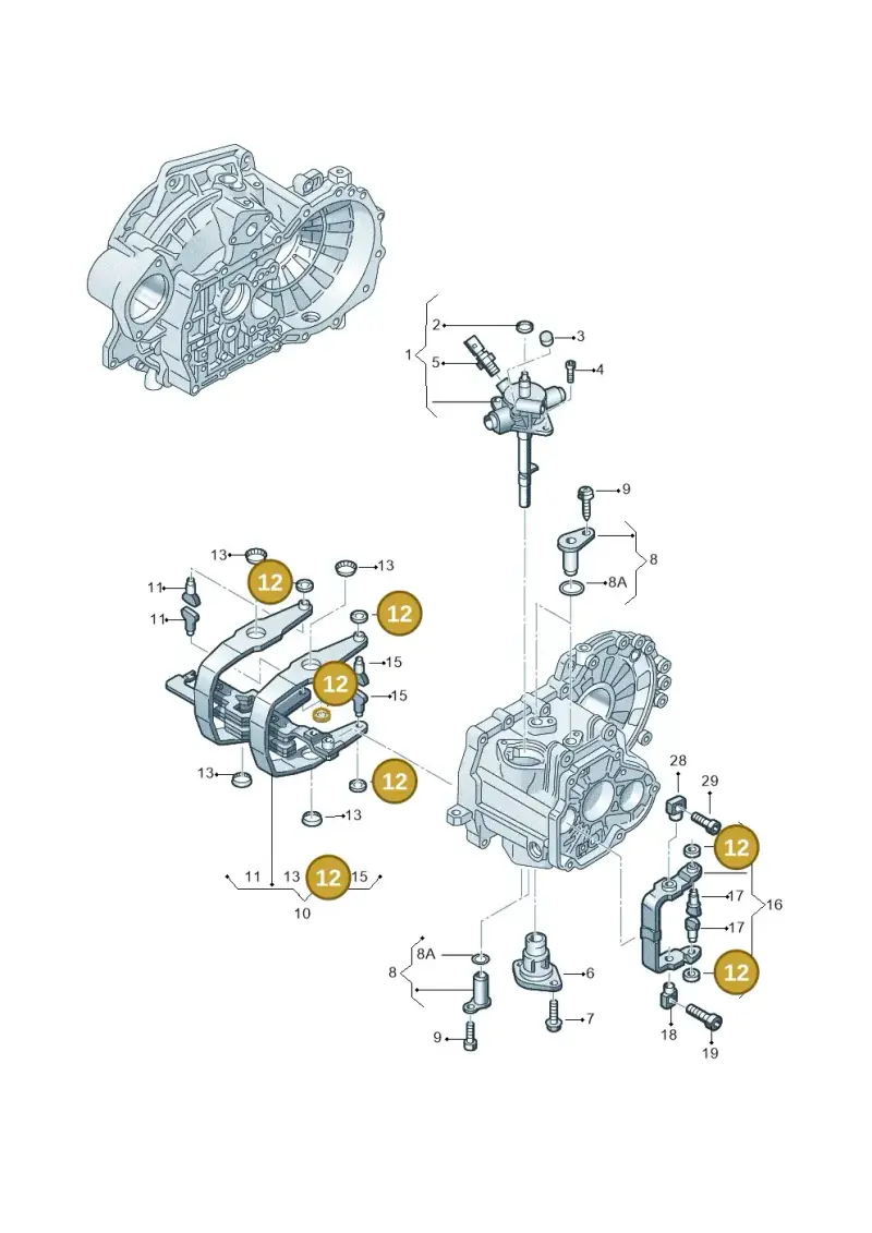 N90397501 — Volkswagen Caddy kombi (2015-2020) diagram 628311800, position 12