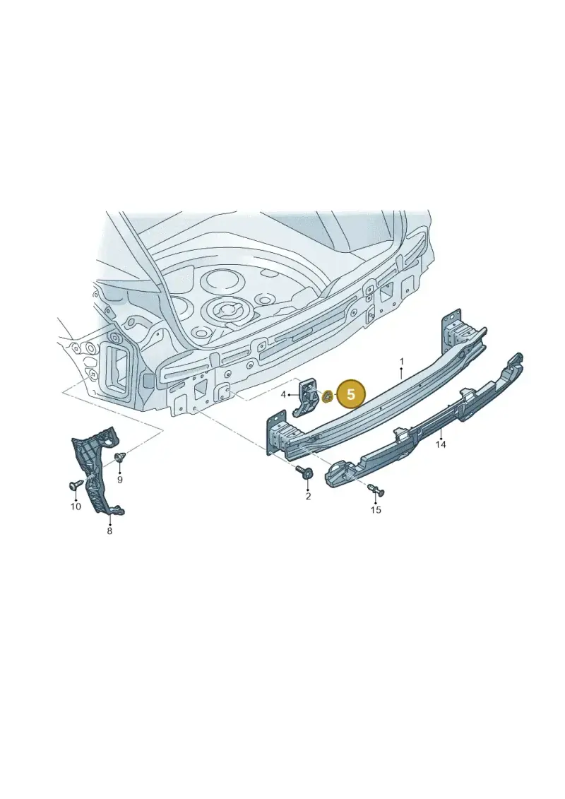 N90436903 — Audi Q3 (2018-2025) diagram 597807500, position 5
