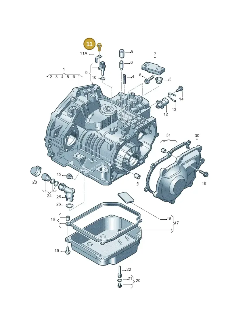 N90440701 — Volkswagen New Beetle             06> (2005-) diagram 252321500, position 11