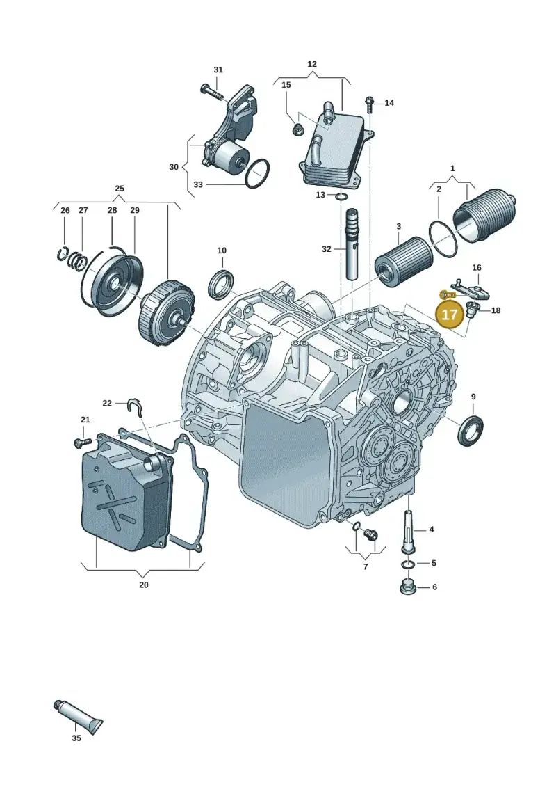 N90441603 — Volkswagen Caddy Maxi Kombi (2020-2024) diagram 813300602, position 17