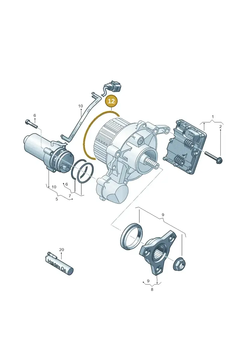 N90443301 — Volkswagen Transport. multivan (2019-2024) diagram 746525150, position 12