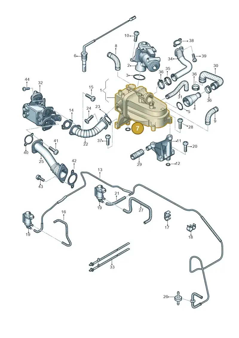 N90452003 — Volkswagen Touareg                08> (2007-) diagram 616131670, position 7