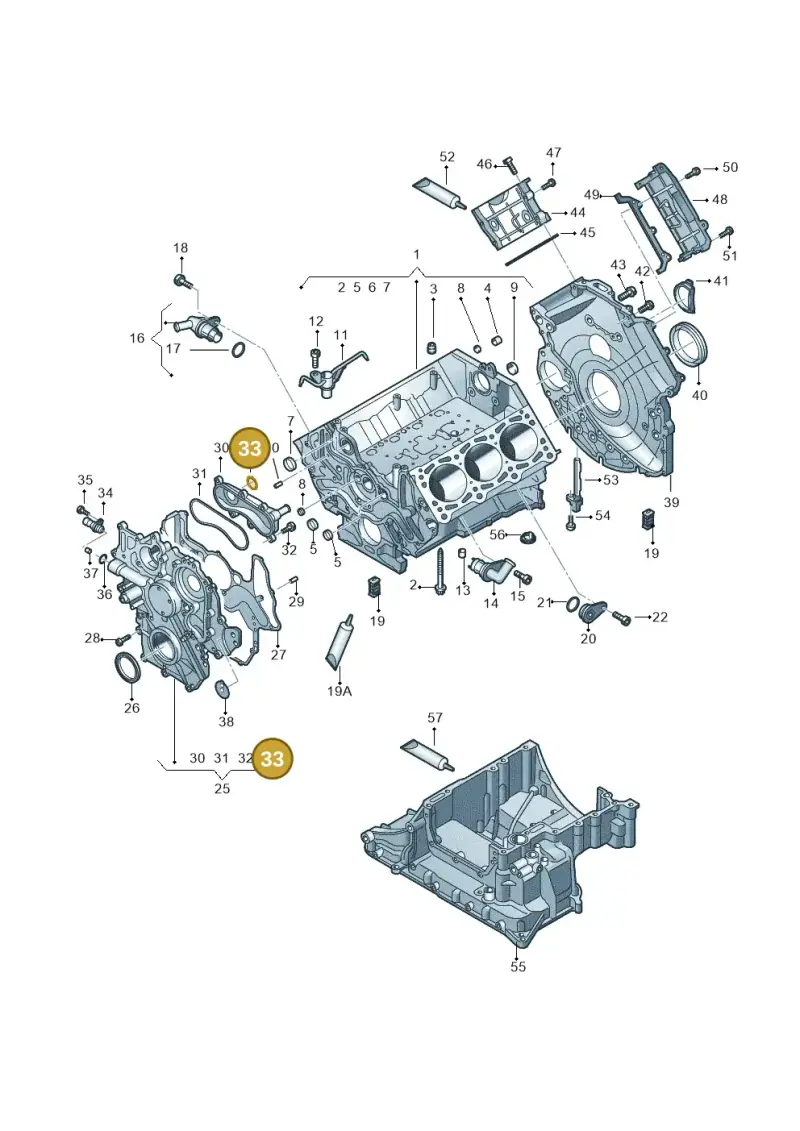 N90465004 — Volkswagen Touareg BlueMotion (2014-2018) diagram 748103270, position 33