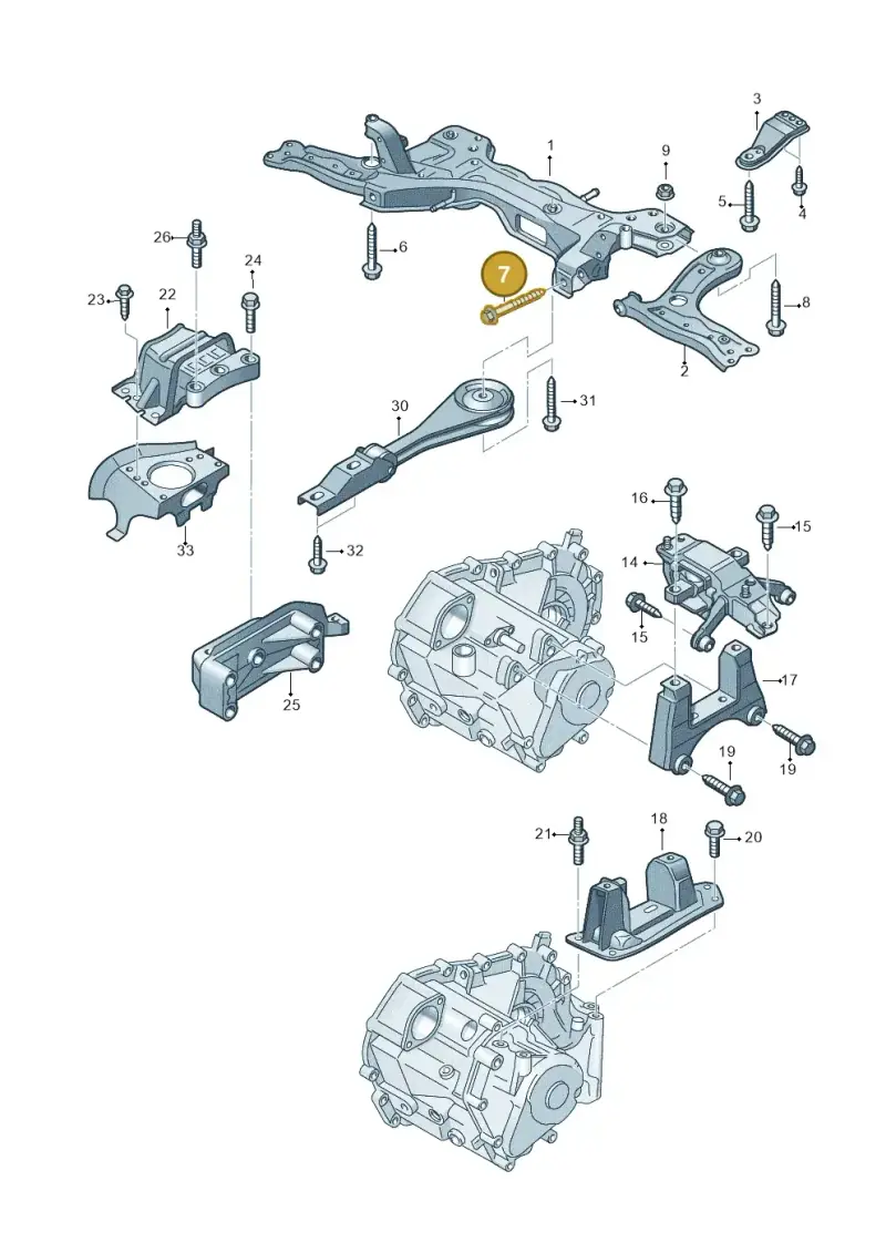 N90484004 — Volkswagen Polo (2010-2015) diagram 678199200, position 7