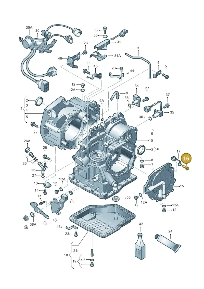 N90495901 — Volkswagen POLO (2005-) diagram 158321500, position 16
