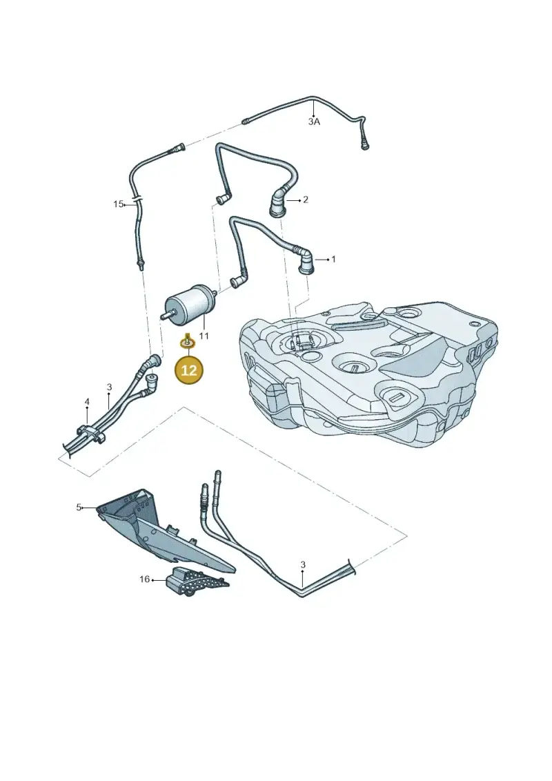 N90496802 — Volkswagen Beetle (2016-2019) diagram 801201400, position 12
