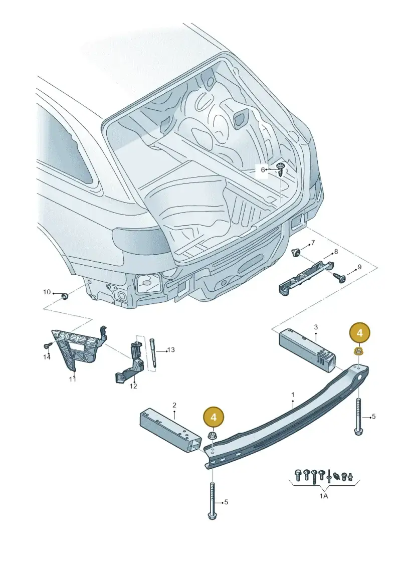 N90503801 — Audi A4 av. 2.0 tdi (2011-2015) diagram 673807500, position 4