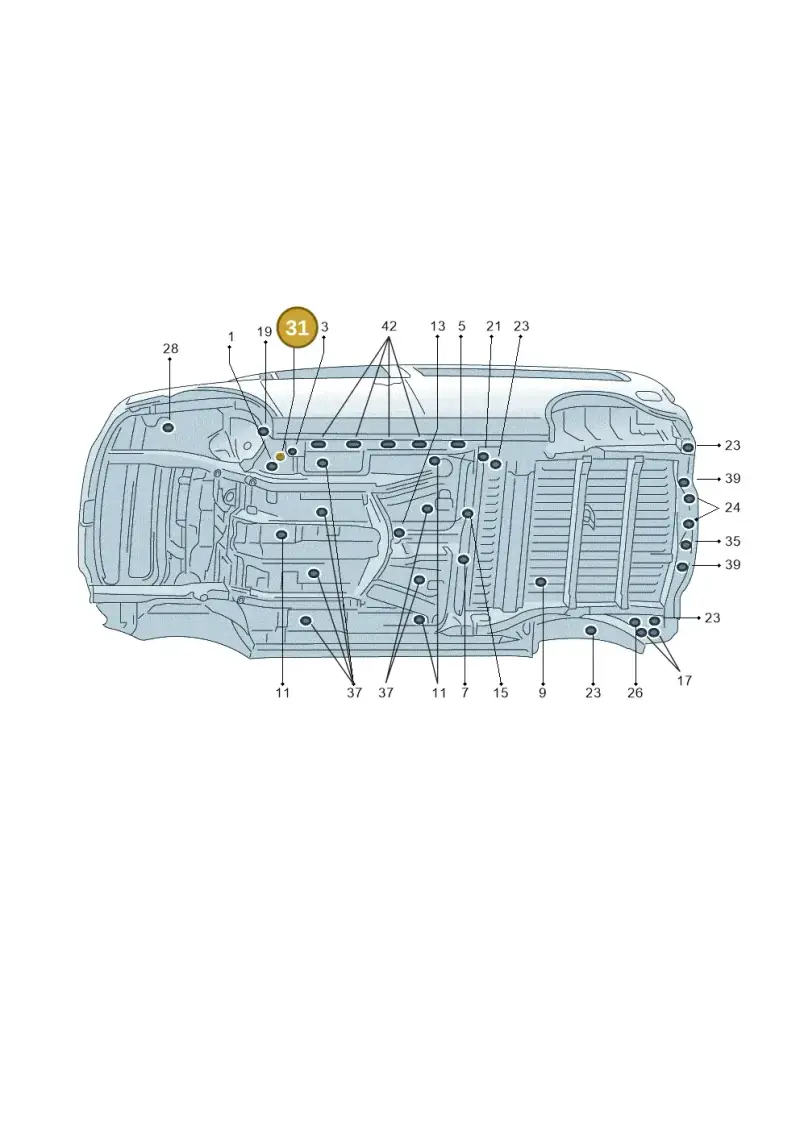 N90508801 — Volkswagen Caddy kombi (2015-2020) diagram 443803350, position 31