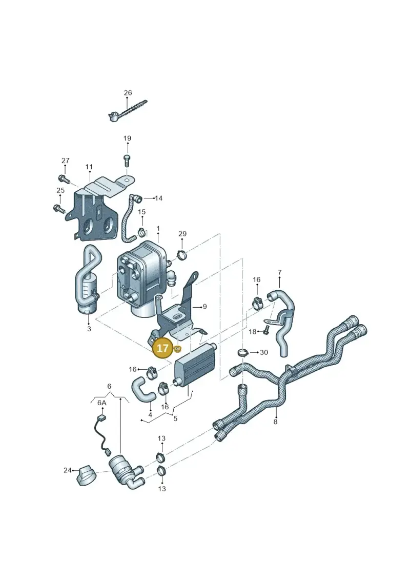 N90511507 — Volkswagen Sharan BlueMotion (2015-2022) diagram 863819700, position 17