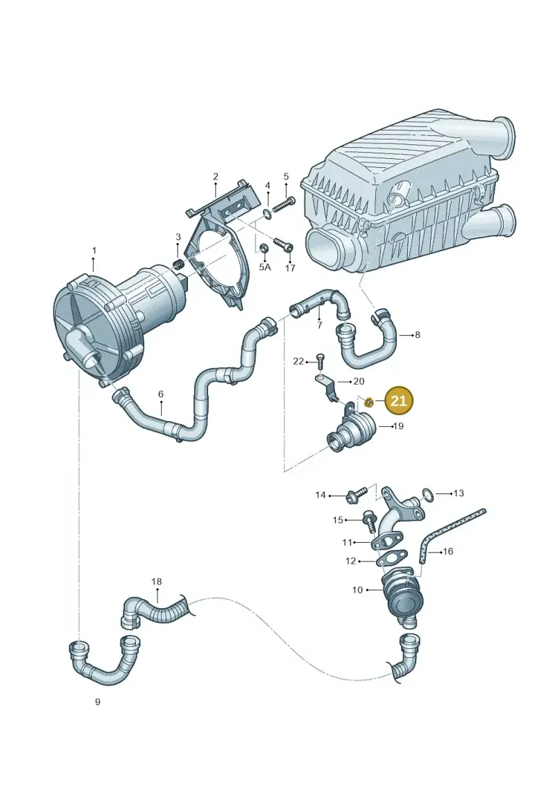 N90529302 — Volkswagen Sharan (2008-2010) diagram 194131090, position 21