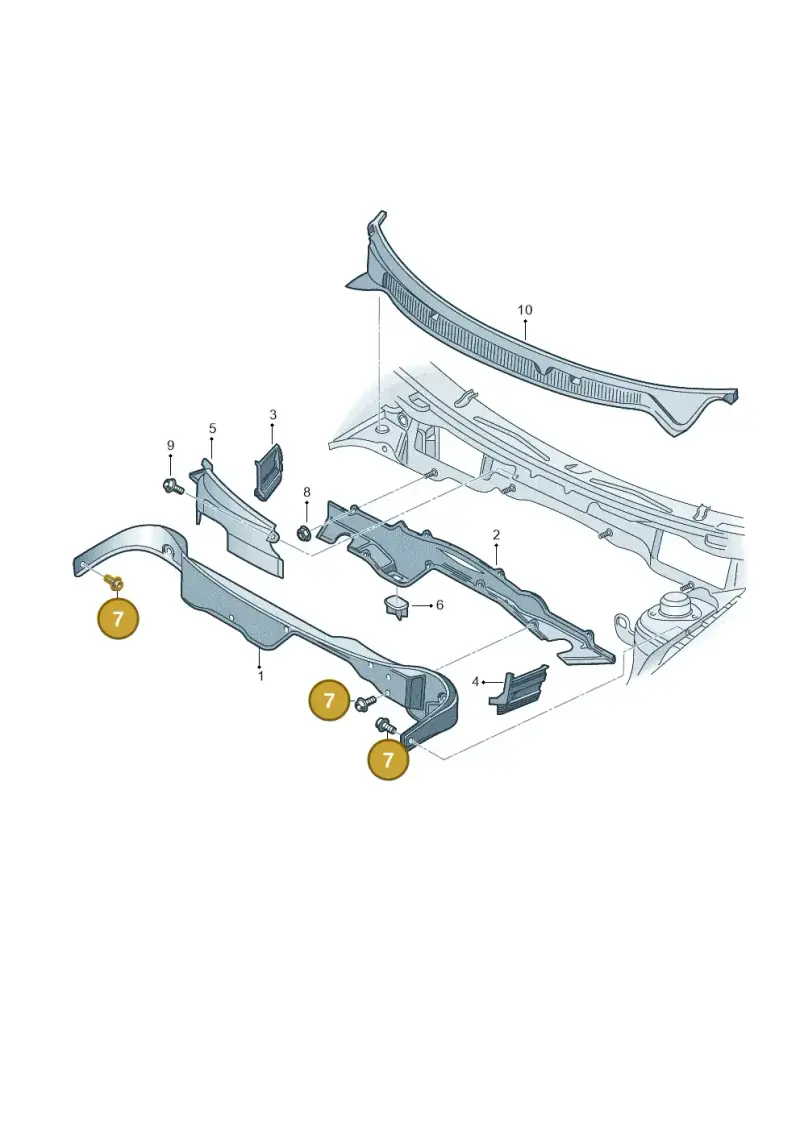 N90537502 — Skoda FABIA/COMBI            05> (2004-) diagram 210819350, position 7
