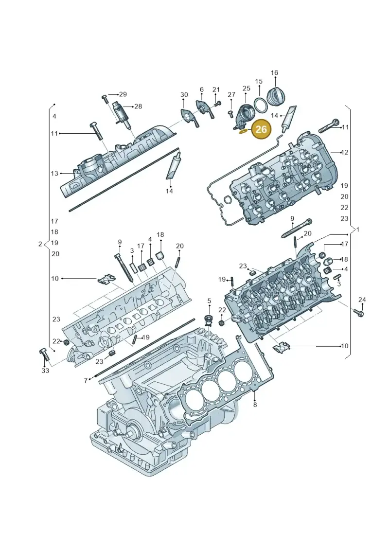 N90544502 — Audi RS6 Avant (2013-2018) diagram 717103300, position 26