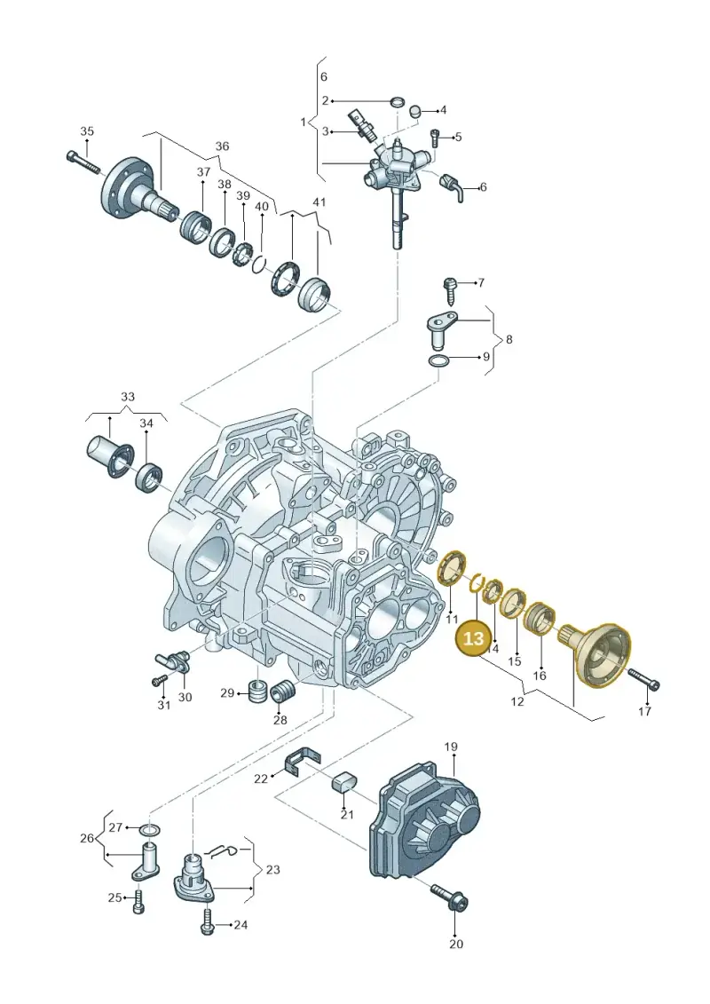 N90564501 — Volkswagen T-Roc convertible 1.5 (2019-2024) diagram 827320020, position 13