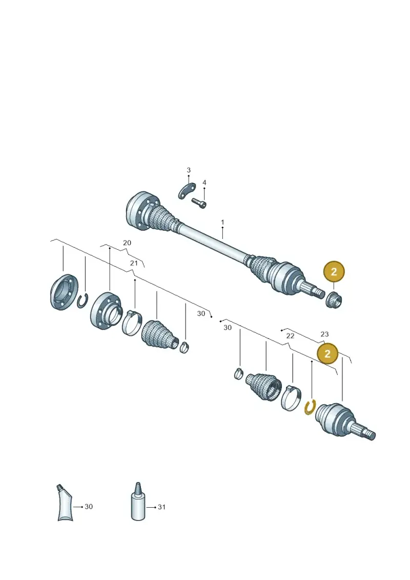N90587602 — Volkswagen Touareg (2003-2005) diagram 787407200, position 2