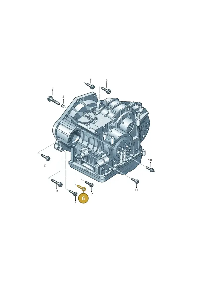 N90596906 — Volkswagen Jetta 2.0 (2015-2015) diagram 409300850, position 6