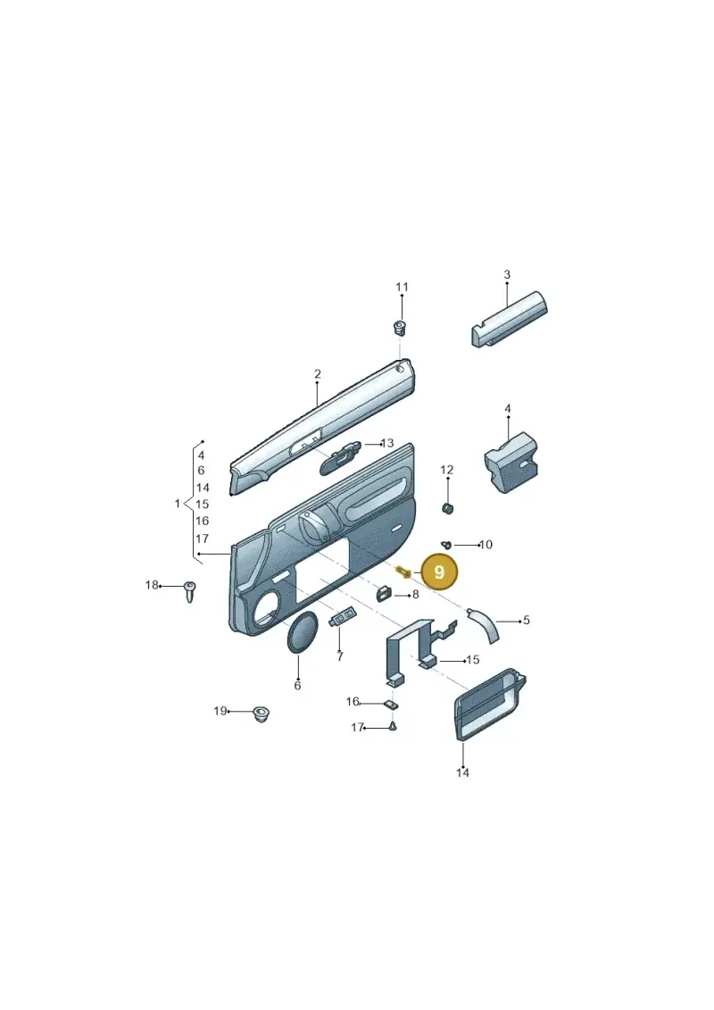 N90611102 — Volkswagen New Beetle             06> (2005-) diagram 206867150, position 9